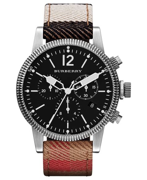 burberry men's watch macy's|Burberry swiss made watch price.